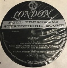 WAGNER SIEGFRIED BIRGIT NILSSON GEORG SOLTI 1963 2.EL 5LP BOXSET
