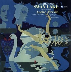 TCHAIKOVSKY: SWAN LAKE, ANDRE PREVIN 3LP 2017 EDT SIFIR