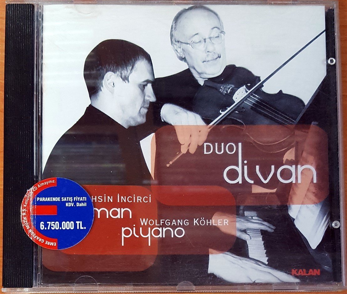 TAHSİN İNCİRLİ / WOLFGANG KÖHLER - DUO DİVAN CD 2.EL