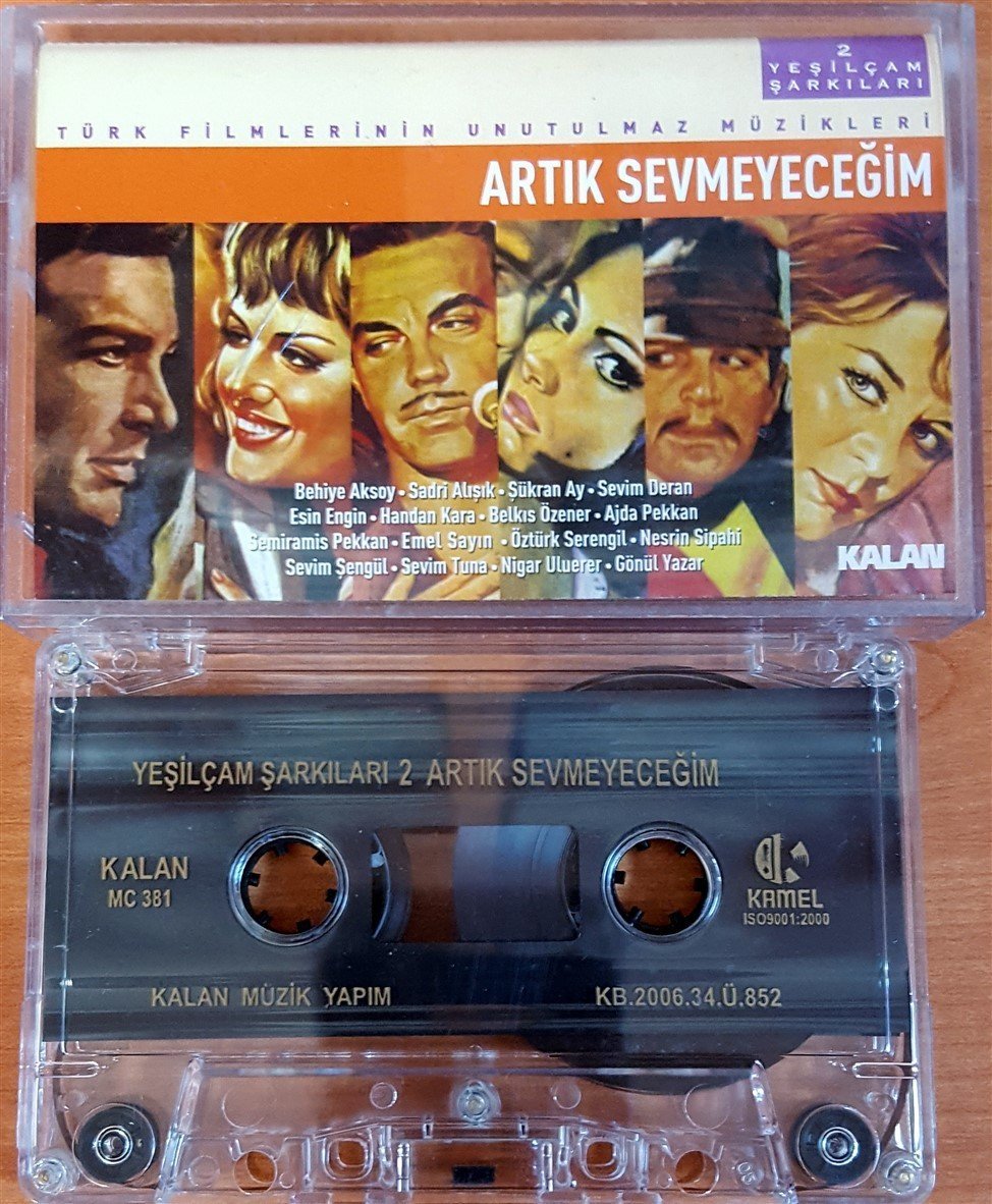 YEŞİLÇAM ŞARKILARI 2 / ARTIK SEVMEYECEĞİM KASET 2.EL