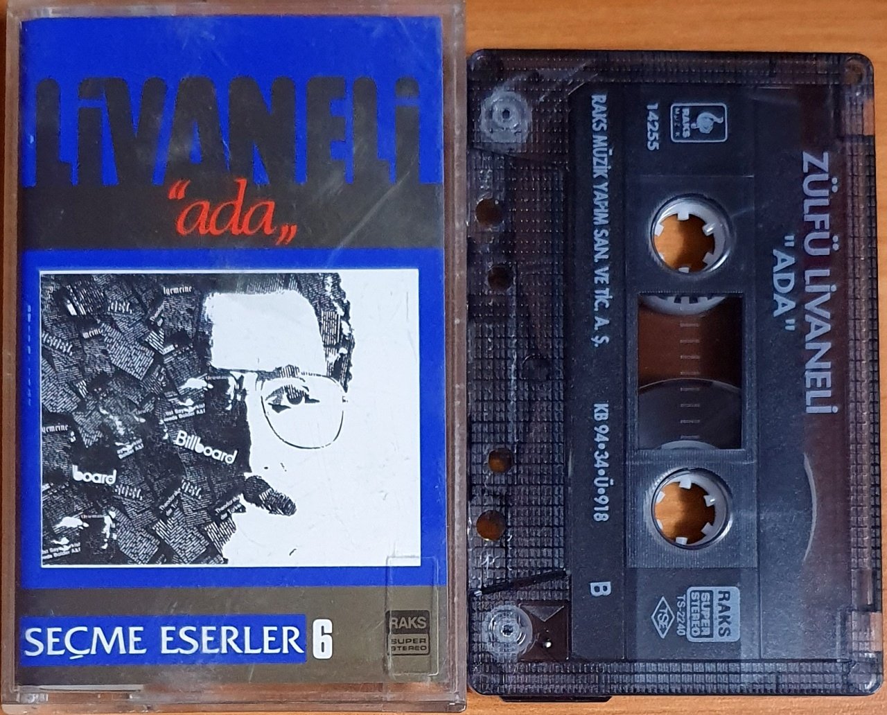 ZÜLFÜ LİVANELİ - ADA (1994) - KASET RAKS 2.EL