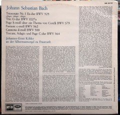 JOHANNES ERNST KÖHLER - AN DER SILBERMANNORGEL ZU FRAUREUTH - BACH: TRIOSONATE - PLAK 2.EL