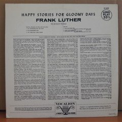 HAPPY STORIES FOR GLOOMY DAYS - FRANK LUTHER - LP 2.EL PLAK