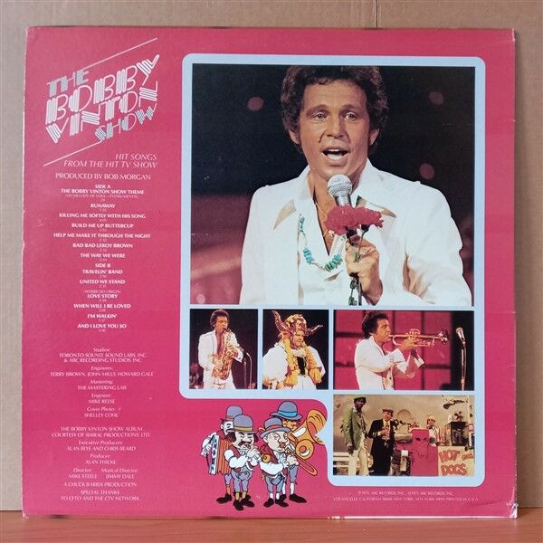 BOBBY VINTON – THE BOBBY VINTON SHOW (1975) - LP 2.EL PLAK