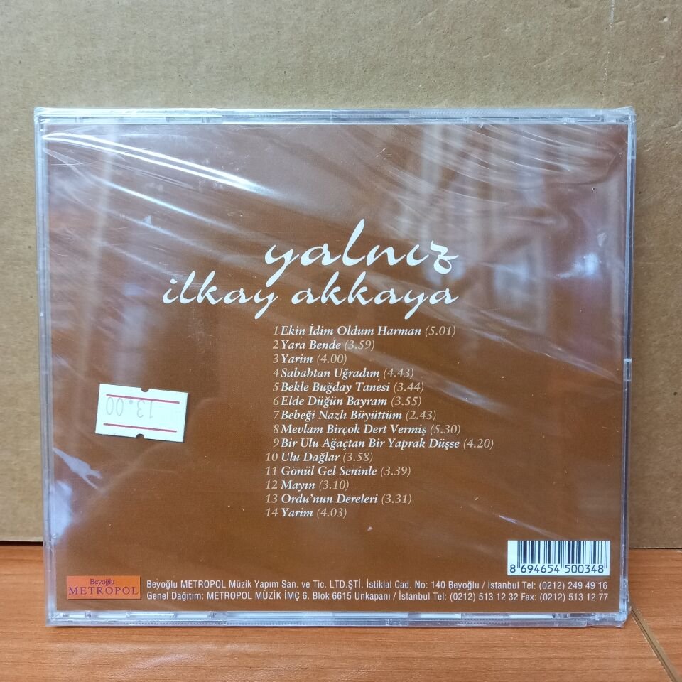 İLKAY AKKAYA - YALNIZ (2005) - CD SIFIR