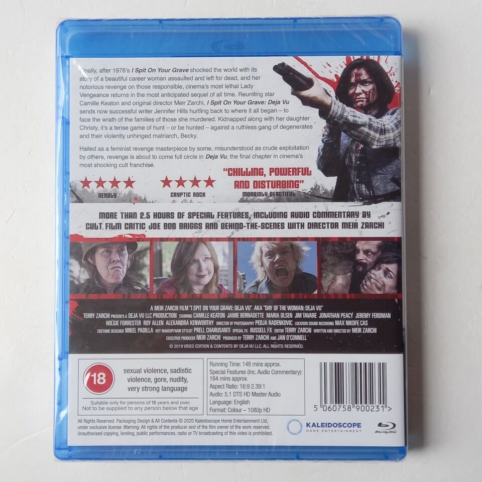 I SPIT ON YOUR GRAVE: DEJA VU - BLU-RAY AMBALAJINDA SIFIR