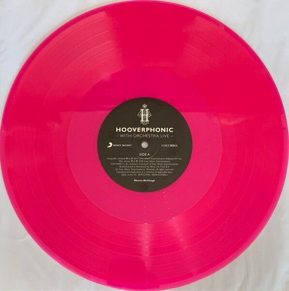 HOOVERPHONIC - WITH ORCHESTRA LIVE (2012) - 2LP 180GR 2025 LIMITED NUMBERED & PINK COLOURED EDITION SIFIR PLAK