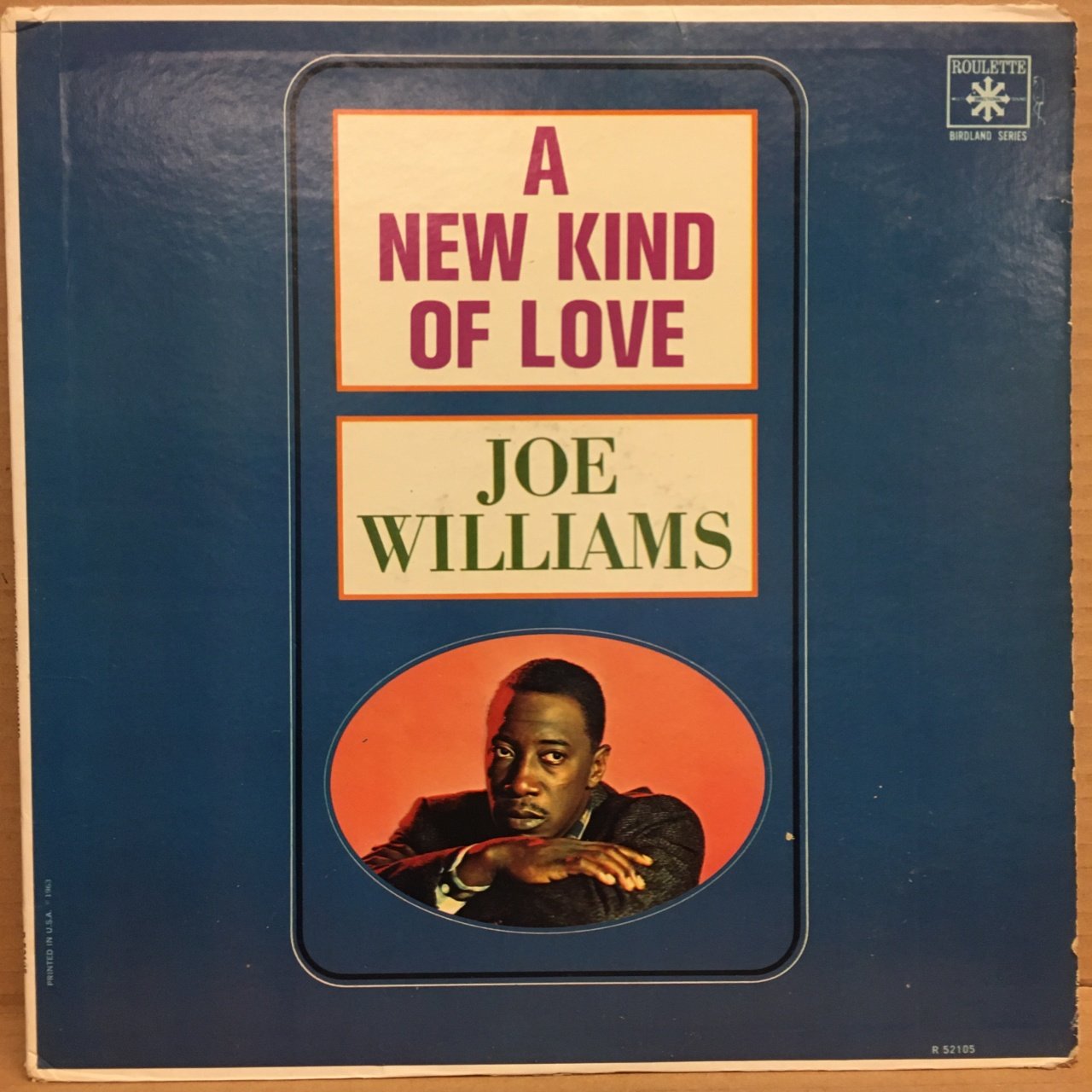 JOE WILLIAMS - A NEW KIND OF LOVE 1963 LP 2.EL PLAK