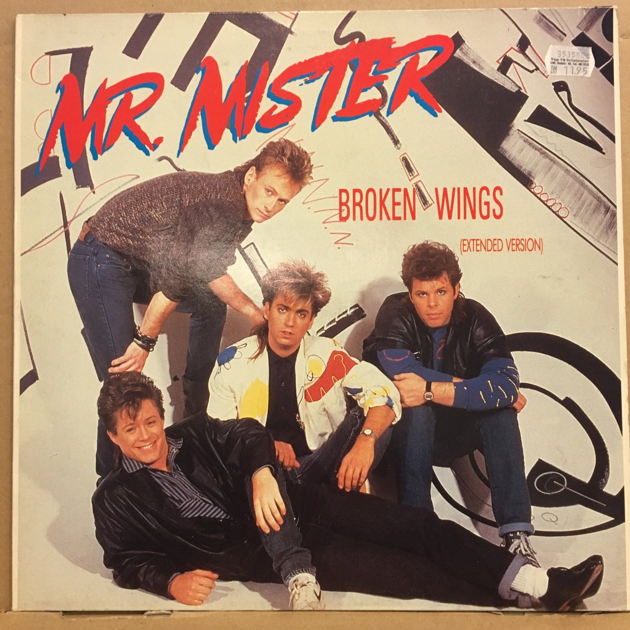 MR. MISTER - BROKEN WINGS (1985) 12'' MAXI SINGLE 2. EL PLAK