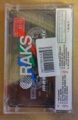 IRON MAIDEN NO PRAYER FOR DYING CASSETTE MADE IN TURKEY TRANSPARENT,WHITE LETTERS,PINK BANDEROLE ''NEW''