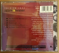 RETURN TO FOREVER - BEST OF / COLUMBIA RECORDS THIS IS JAZZ SERIES (1996) - CD 2.EL