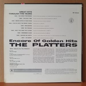 THE PLATTERS - ENCORE OF GOLDEN HITS (1960) - LP 2.EL PLAK