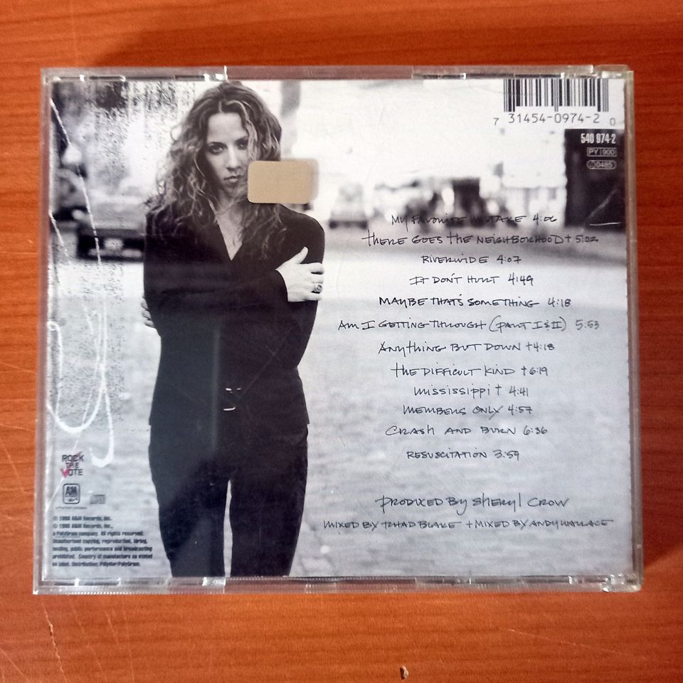 SHERYL CROW – THE GLOBE SESSIONS (1998) - CD 2.EL