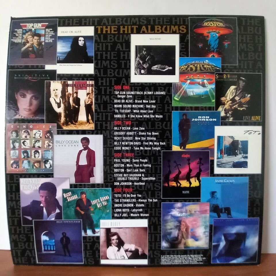 VARIOUS – THE HIT SINGLES / TOTO, BOSTON, BANGLES, BILLY JOEL, LIONA BOYD (1987) - 2LP 2.EL PLAK