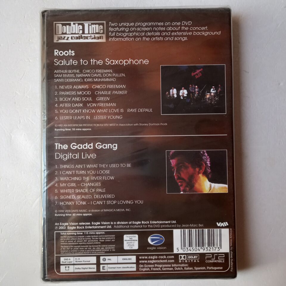 ROOTS - SALUTE TO THE SAXOPHONE / THE GADD GANG - DIGITAL LIVE VOL. 5 (2003) - DVD AMBALAJINDA SIFIR
