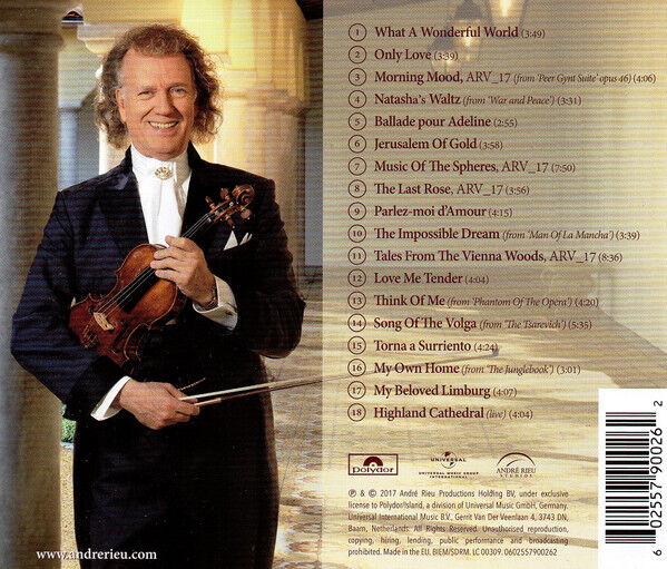 ANDRE RIEU – AMORE (2017) - CD JEWEL CASE AMBALAJINDA SIFIR