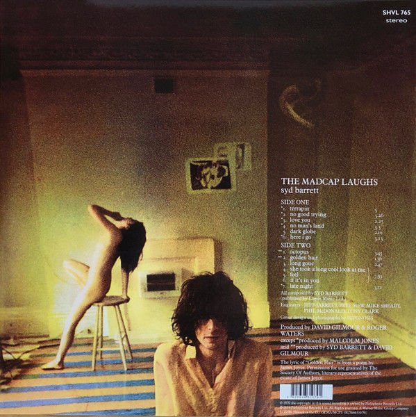 SYD BARRETT - THE MADCAP LAUGHS (1970) - LP 2014 EDITION GATEFOLD SIFIR PLAK