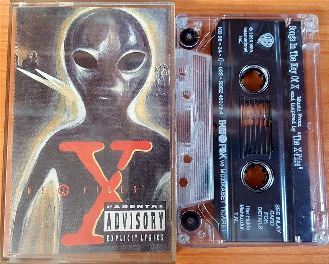 X-FILES - SOUNDTRACK SONGS IN THE KEY OF X (1996) BALET CASSETTE MADE IN TURKEY ''USED''