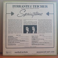 FERRANTE & TEICHER - SPRINGTIME - LP 2.EL PLAK