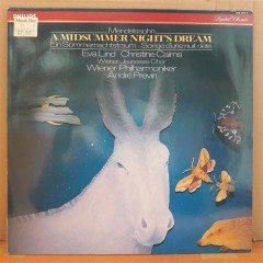 MENDELSSOHN: A MIDSUMMER NIGH'S DREAM, WIENER PHILHARMONIKER, ANDRÉ PREVIN (1986) - PLAK 2.EL