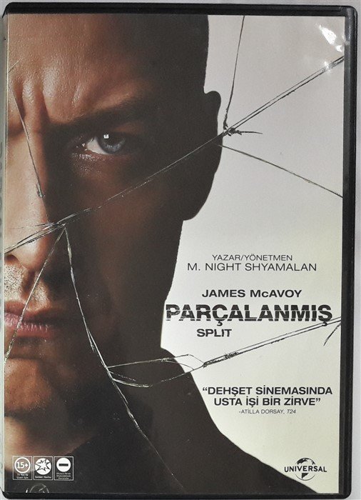 PARÇALANMIŞ - SPLIT - JAMES McAVOY - M. NIGHT SHYAMALAN - DVD 2.EL