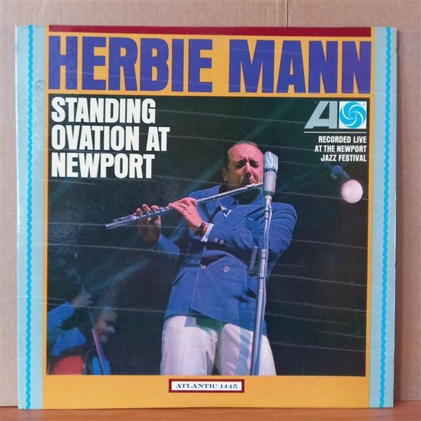 HERBIE MANN – STANDING OVATION AT NEWPORT (1965) - LP 2.EL PLAK