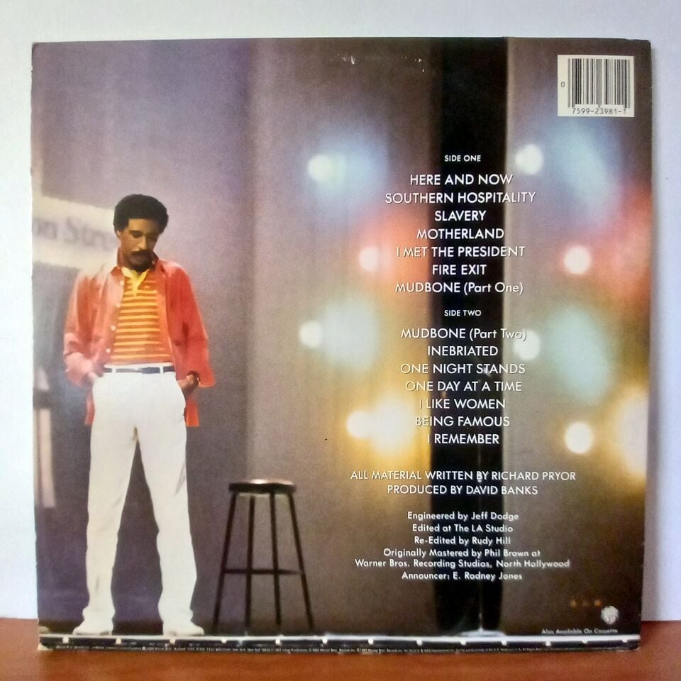 RICHARD PRYOR – HERE AND NOW (1983) - LP 2.EL PLAK