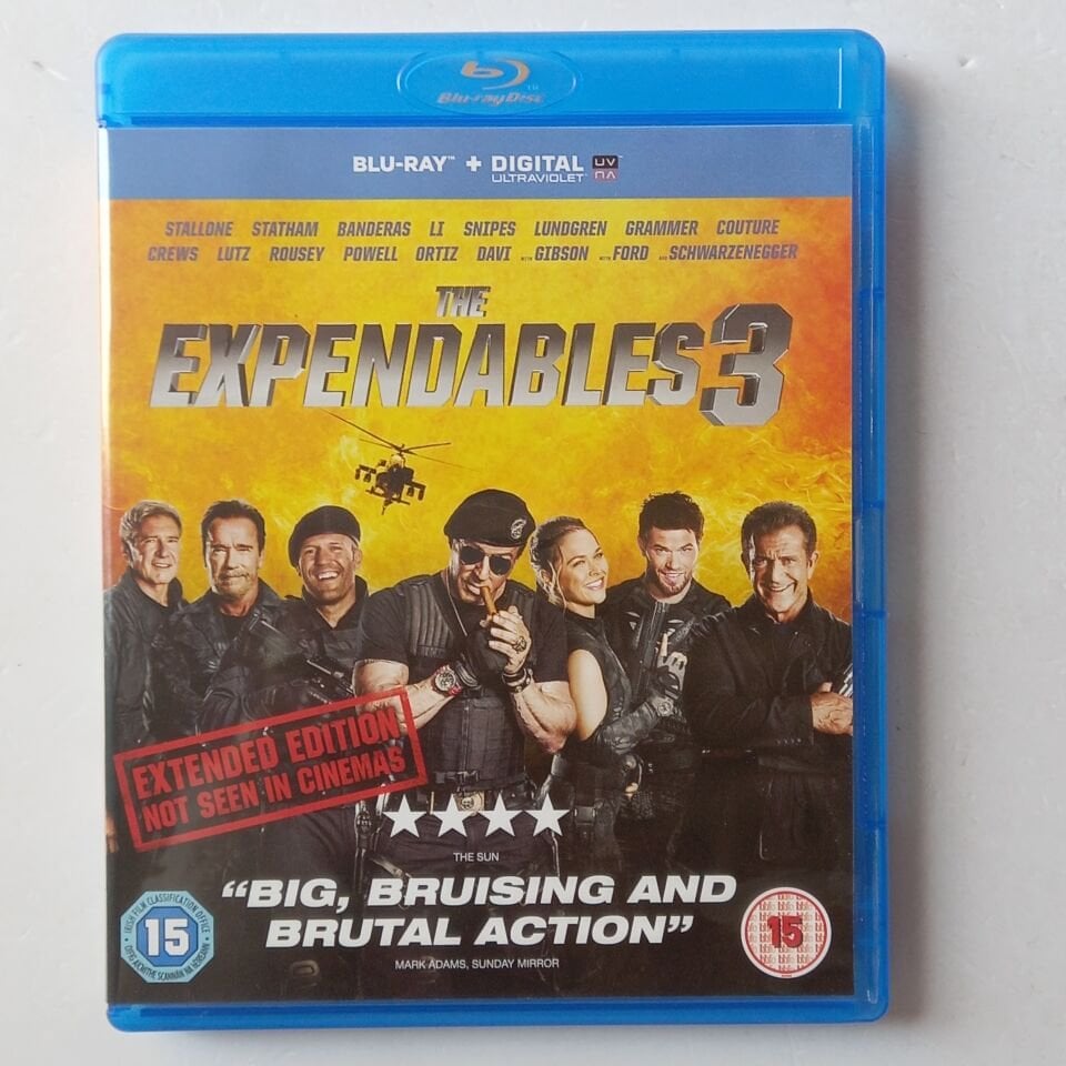THE EXPENDABLES 3 / EXTENDED EDITION - SYLVESTER STALLONE, JASON STATHAM, HARRISON FORD - BLU-RAY 2.EL