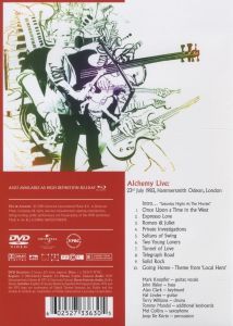 DIRE STRAITS - ALCHEMY LIVE (1984) - DVD SIFIR
