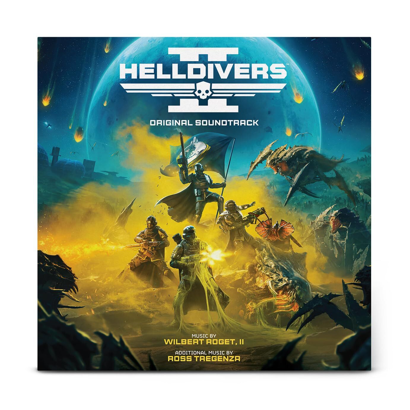 HELLDIVERS II - VIDEO GAME SOUNDTRACK / MUSIC BY WILBEERT ROGET II & ROSS TREGENZA (2025) - LP TRANSLUCENT YELLOW COLOURED EDITION SIFIR PLAK