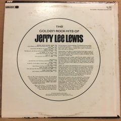 JERRY LEE LEWIS - THE GOLDEN ROCK HITS (1964) 1977 REISSUE 2.EL PLAK