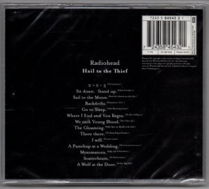 RADIOHEAD - HAIL TO THE THIEF (2003) - CD JEWEL CASE SIFIR