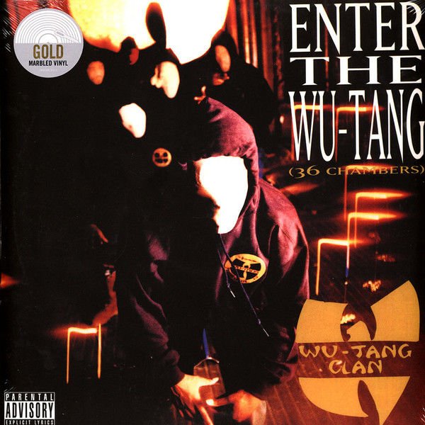 WU-TANG CLAN – ENTER THE WU-TANG (36 CHAMBERS) (1993) LP 2023 GOLD MARBLED VINYL RENKLİ SIFIR PLAK