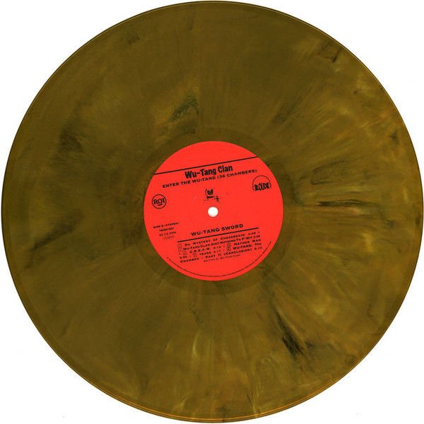WU-TANG CLAN – ENTER THE WU-TANG (36 CHAMBERS) (1993) LP 2023 GOLD MARBLED VINYL RENKLİ SIFIR PLAK