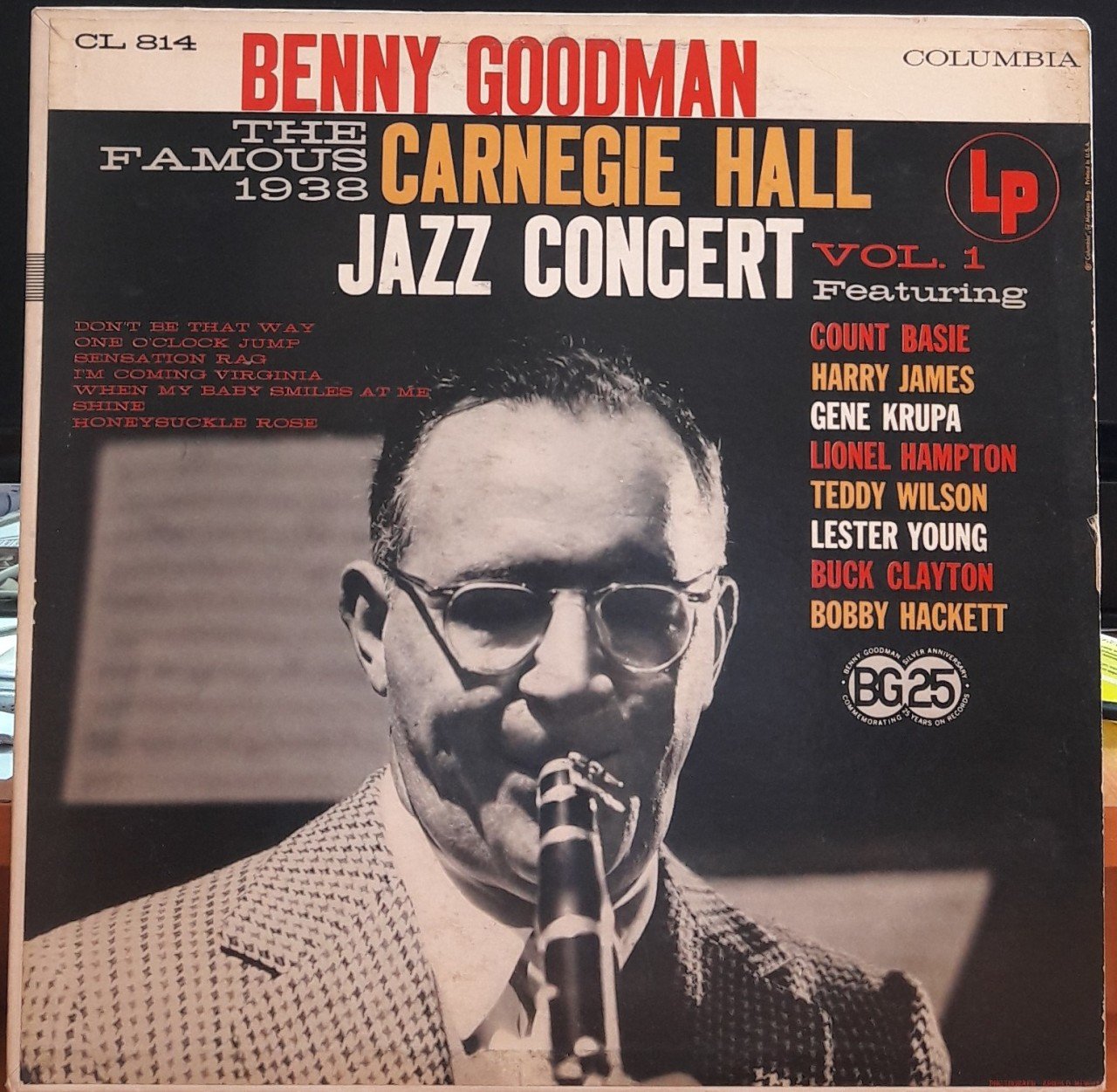 BENNY GOODMAN CARNEGIE HALL JAZZ CONCERT VOL.1 - PLAK 2.EL