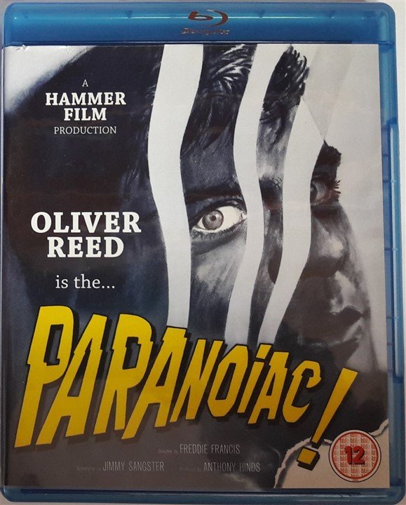 PARANOIAC - FREDDIE FRANCIS - BLU-RAY 2.EL TR ALTYAZI YOKTUR