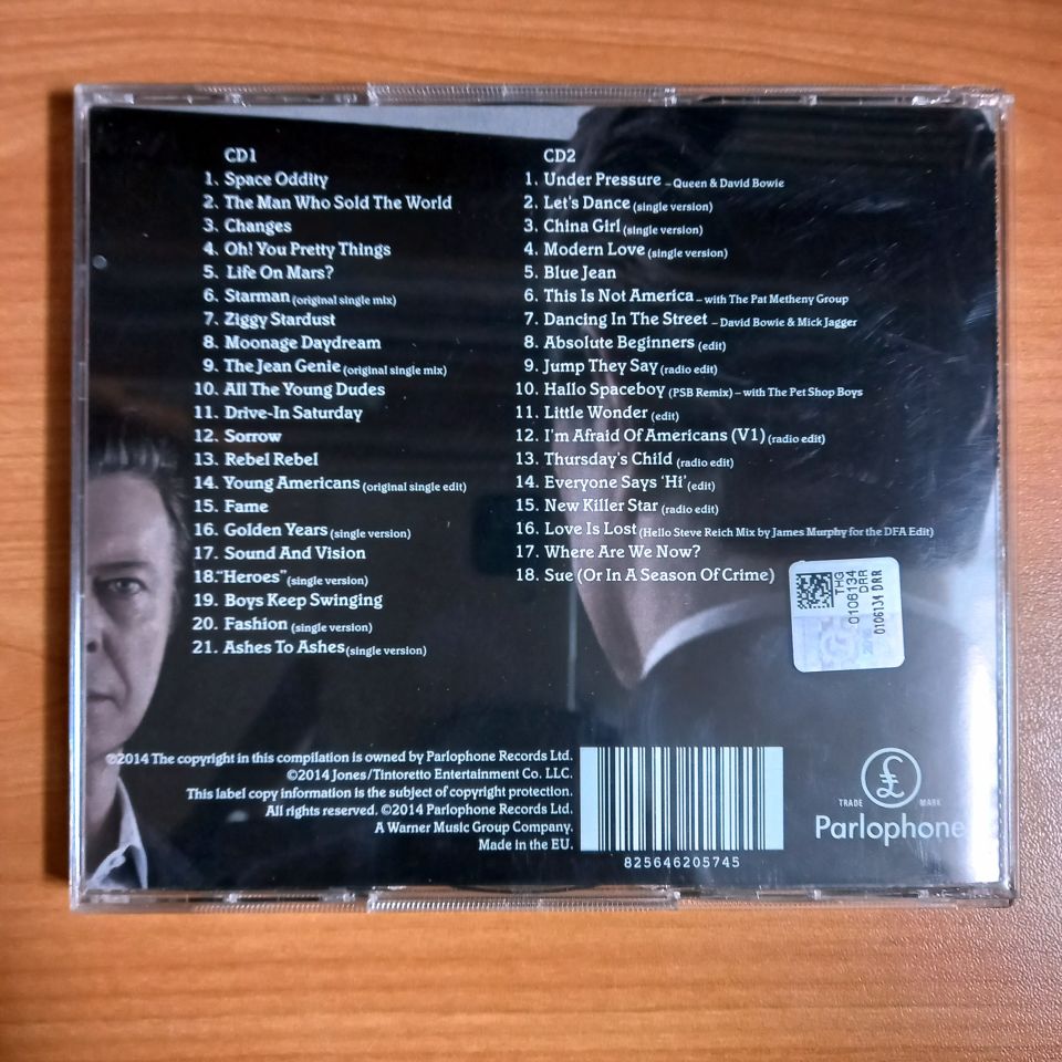 DAVID BOWIE – NOTHING HAS CHANGED (2014) - 2CD 2.EL
