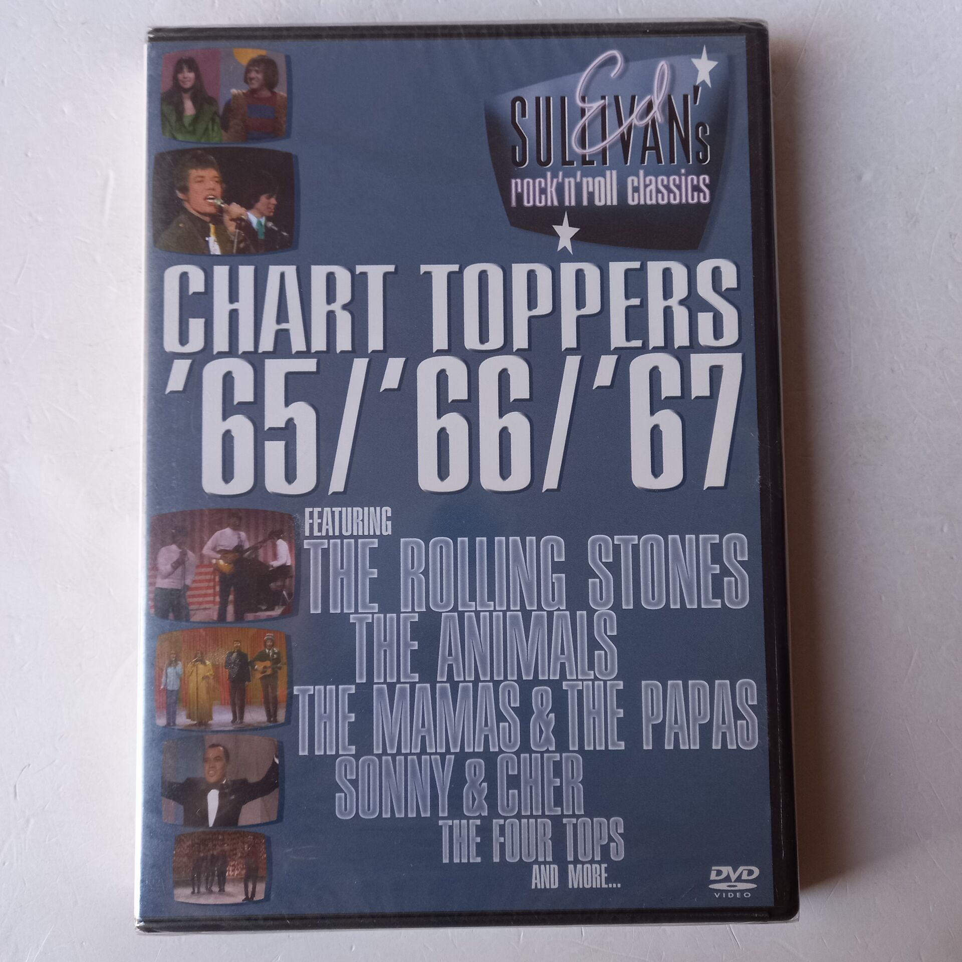 ED SULLIVAN'S ROCK 'N' ROLL CLASSICS - CHART TOPPERS '65/'66/'67 (2004) - DVD AMBALAJINDA SIFIR
