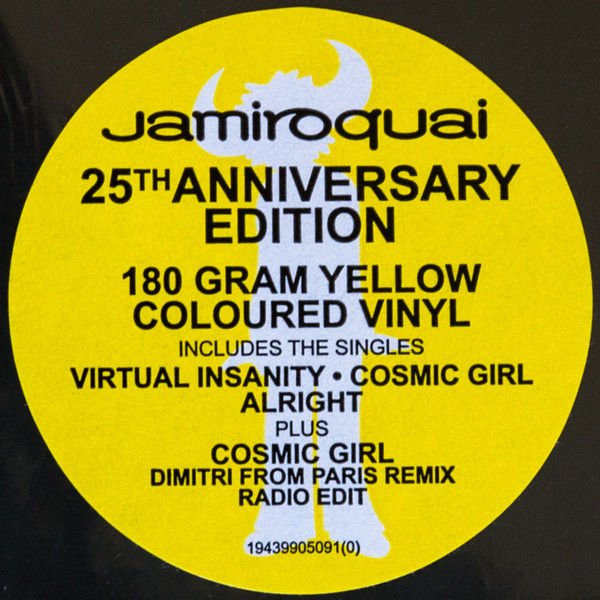 JAMIROQUAI - TRAVELLING WITHOUT MOVING (1996) - 2LP 180GR YELLOW COLOURED 2022 EDITION GATEFOLD SIFIR PLAK