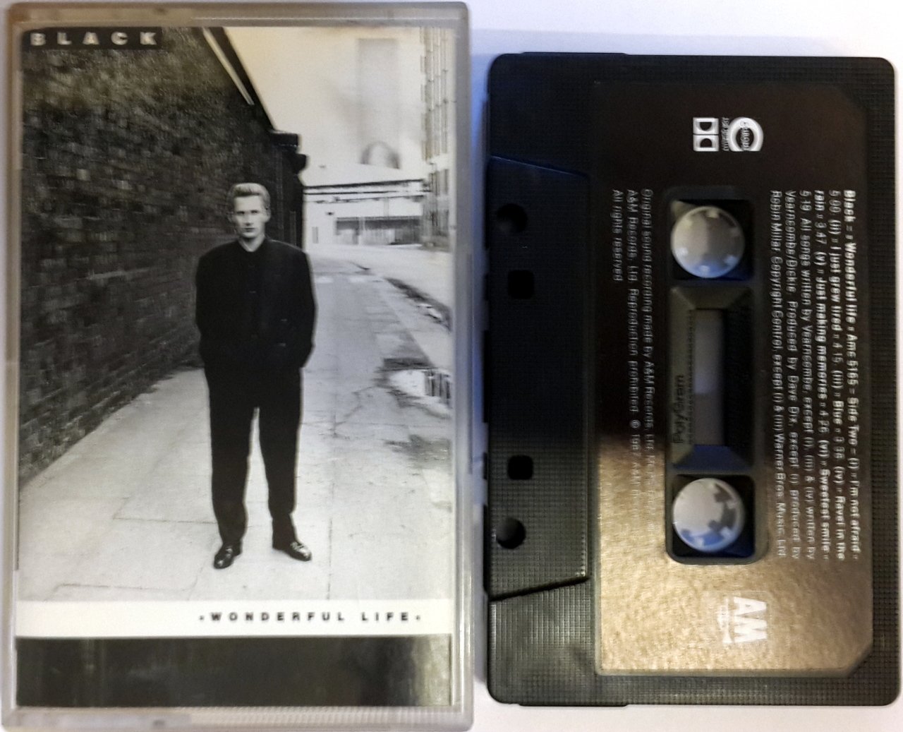 BLACK - WONDERFUL LIFE CASSETTE 1987 MADE IN UK ''USED''