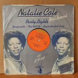 NATALIE COLE - PARTY LIGHTS (1977) - 12'' 45RPM MAXI SINGLE 2.EL PLAK
