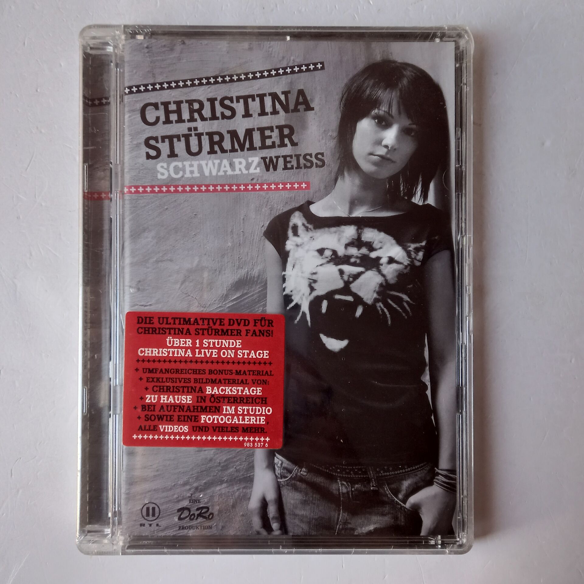 CHRISTINA STÜRMER – SCHWARZ WEISS (2005) - DVD JEWEL CASE AMBALAJINDA SIFIR
