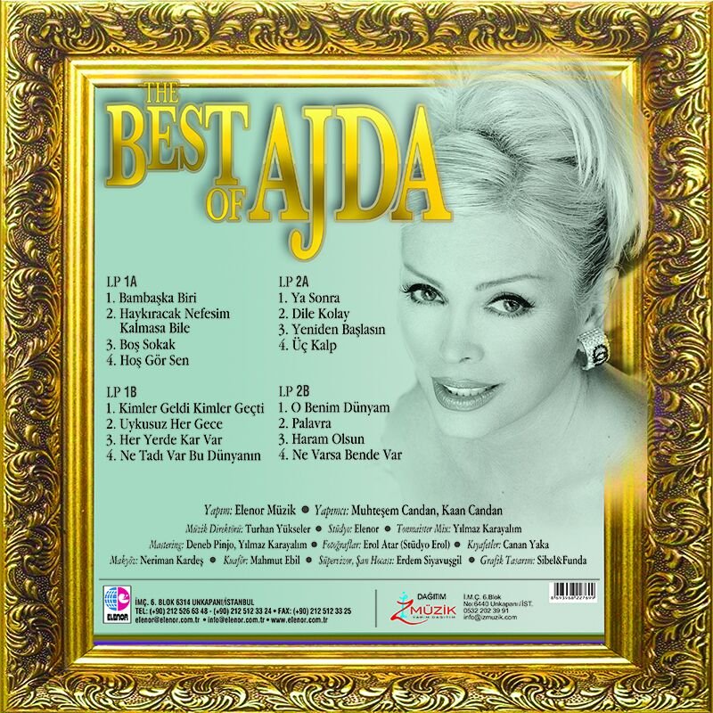 AJDA PEKKAN - BEST OF - 2LP 2025 BASIM RENKLİ SIFIR PLAK