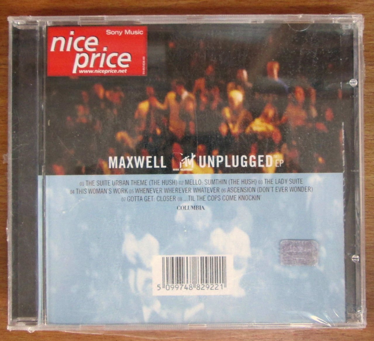 MAXWELL - MTV UNPLUGGED - CD SIFIR
