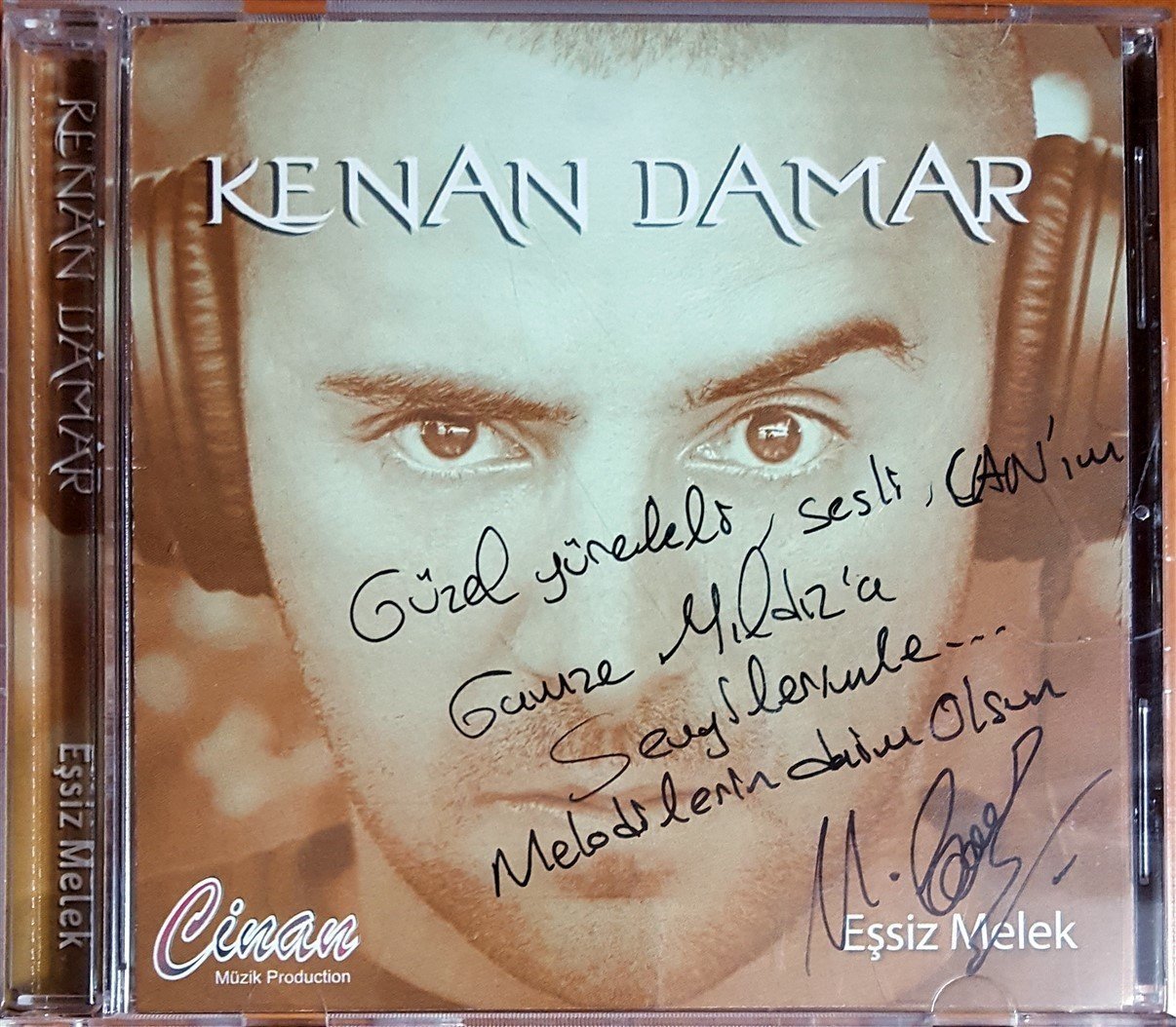 KENAN DAMAR - EŞSİZ MELEK - CD İSME İMZALI 2.EL