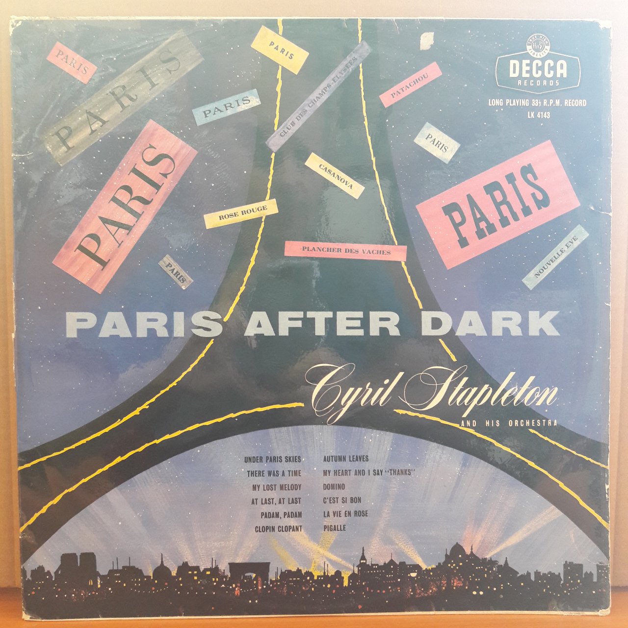 PARIS AFTER DARK - CYRIL STAPLETON - LP 2.EL PLAK