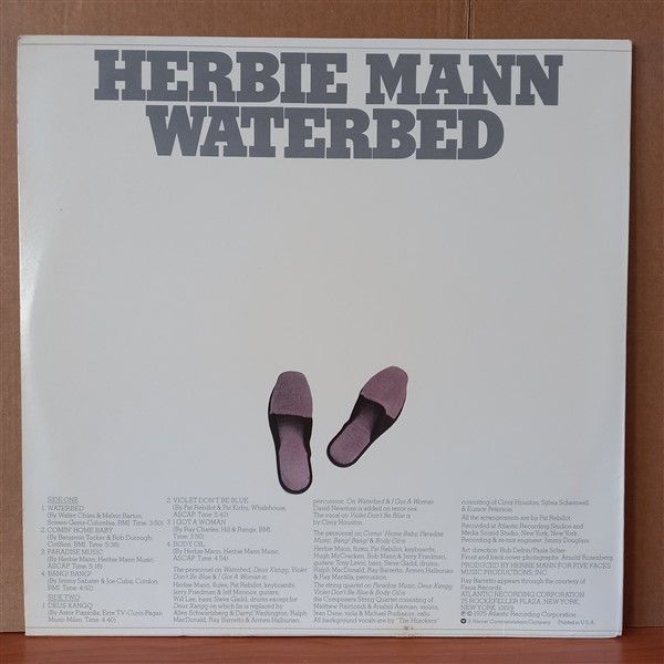HERBIE MANN – WATERBED (1975) - LP 2.EL PLAK