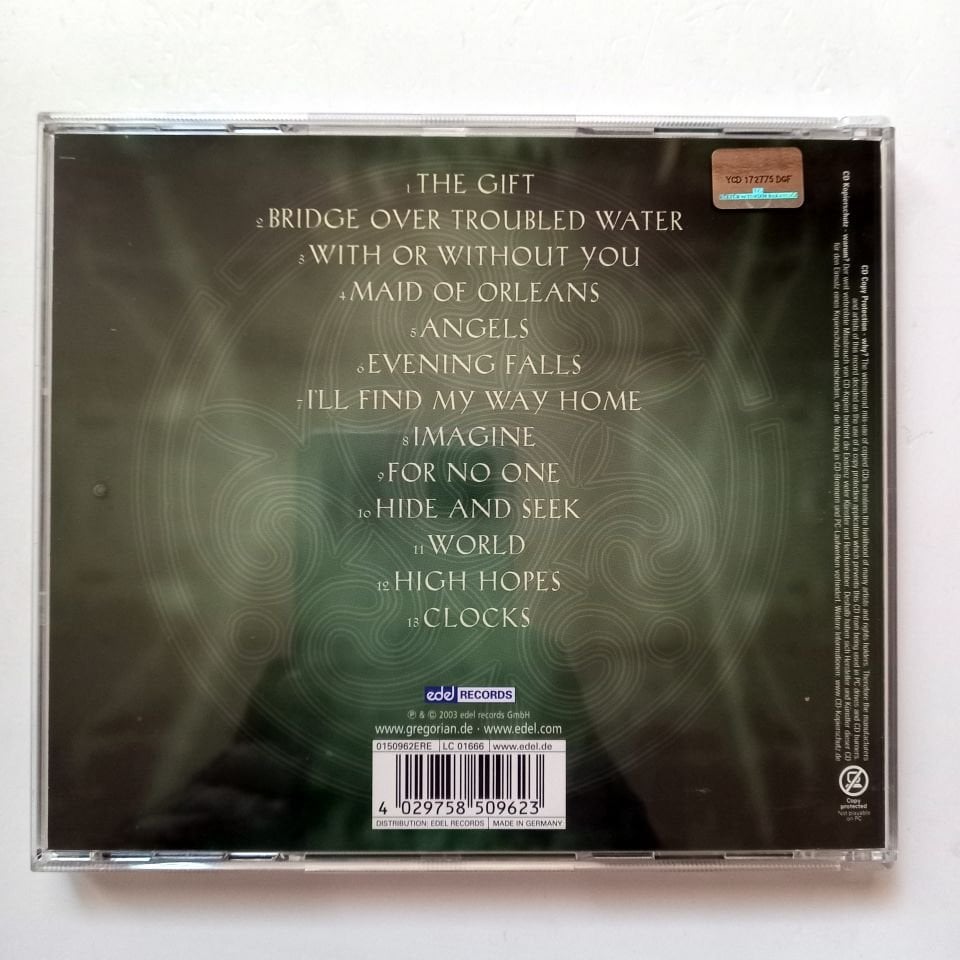 GREGORIAN – MASTERS OF CHANT CHAPTER IV (2003) - CD 2.EL