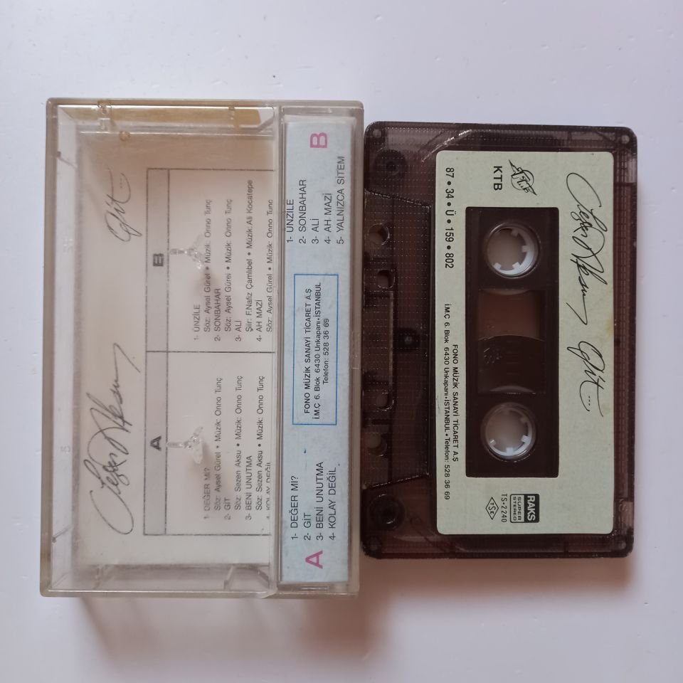 SEZEN AKSU - GİT... (1987) - KASET 2.EL