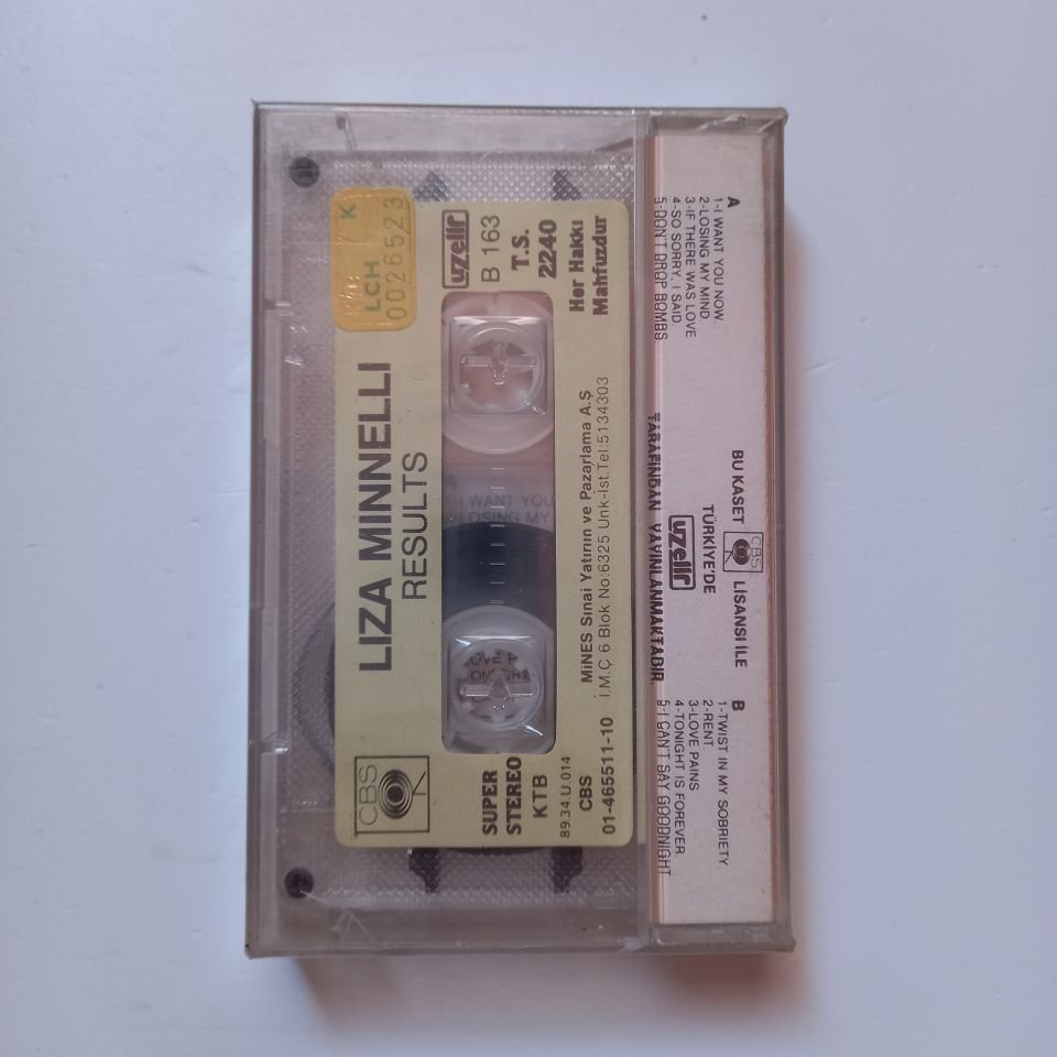 LIZA MINNELLI - RESULTS (1989) - KASET SIFIR